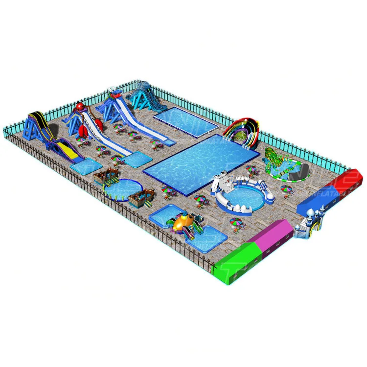 Индивидуальный наружный мобильный надувной водный парк, водная горка, парк гигантов, надувной водный бассейн, продажа