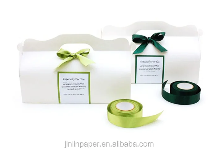 Factory Paper Cake Boxes Cheap Bakery Loaf Cake Box With Handle