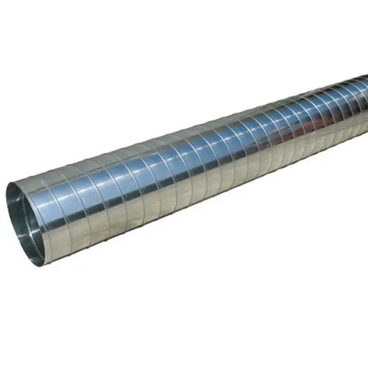 Galvanized steel air condition duct ventilation spiral air duct and fittings