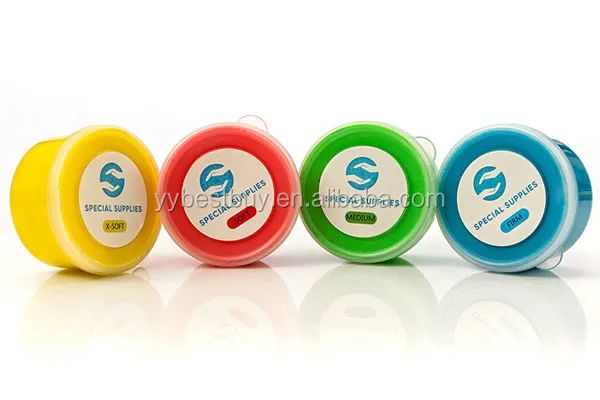 Therapy Putty - Resistive Hand Exercise Putty Kit, Set of Four Strengths, 3 ounces