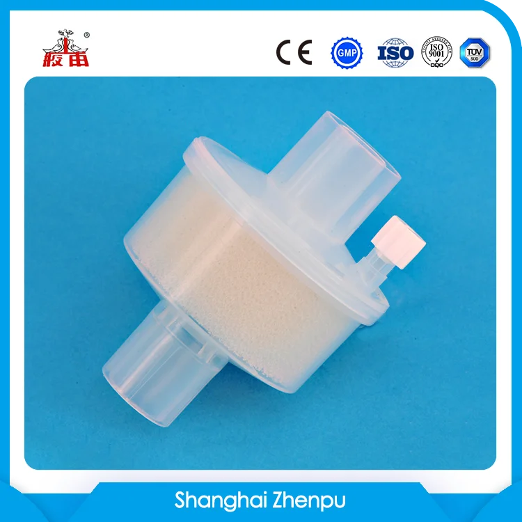 Anti Bacterial Disposable Breathing System HME Filter For Adult