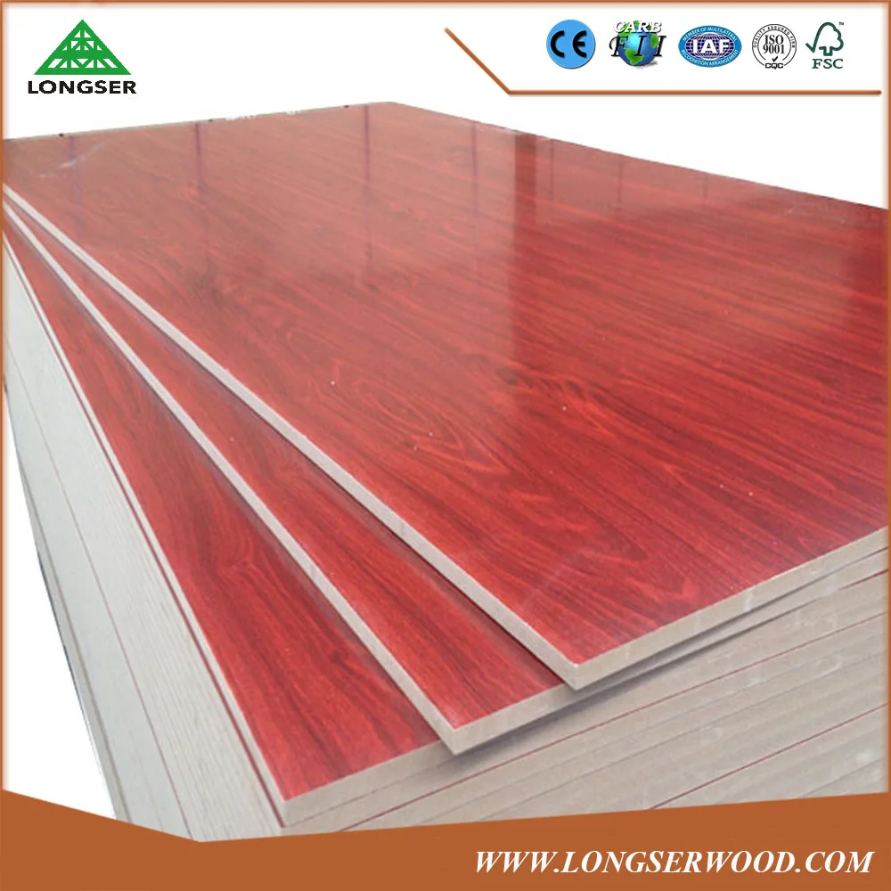 Melamine faced board/Melamine plywood/MDF board to Thailand Market from Linyi factory