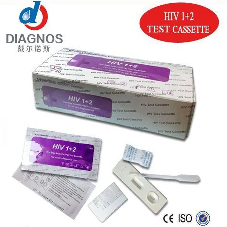 
Medical Diagnostic HIV 1/2 Rapid Test Kit/One Step HIV Home Use Test 