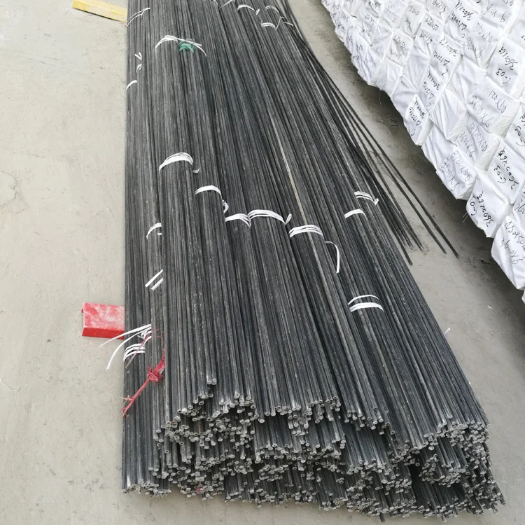 high strength fiberglass rod FRP garden stake lightweight GRP pole tomato satke