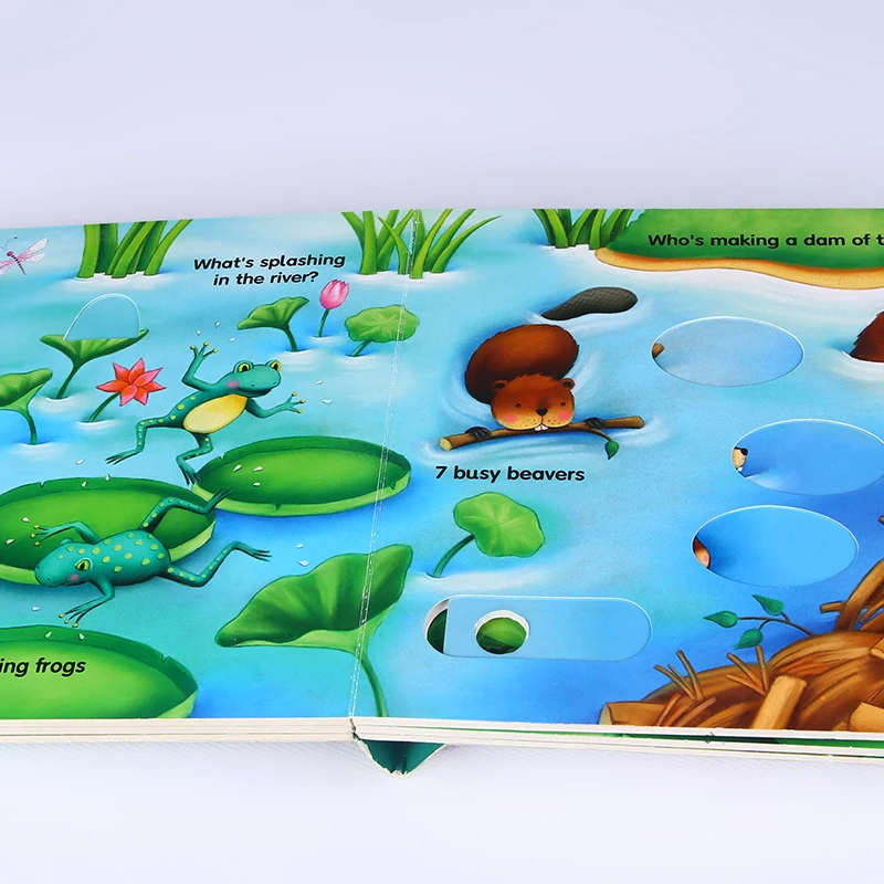 China Custom Color Bulk A5 Children Hard Cover Activity Book Printing Service