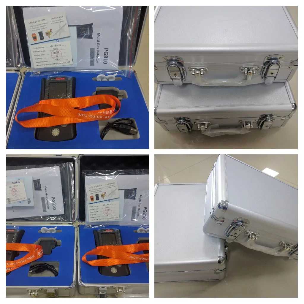 Portable multi gas detector gas monitor LEL CO H2S O2 gas meter customized