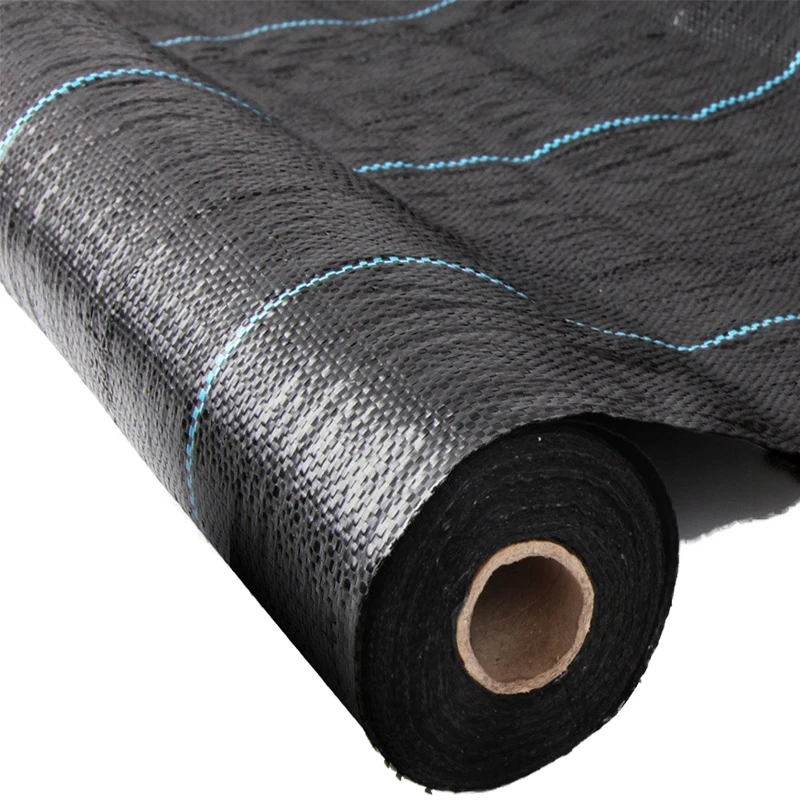 Черный тканевый сельскохозяйственный наземный коврик оптовая продажа для сорняков 80