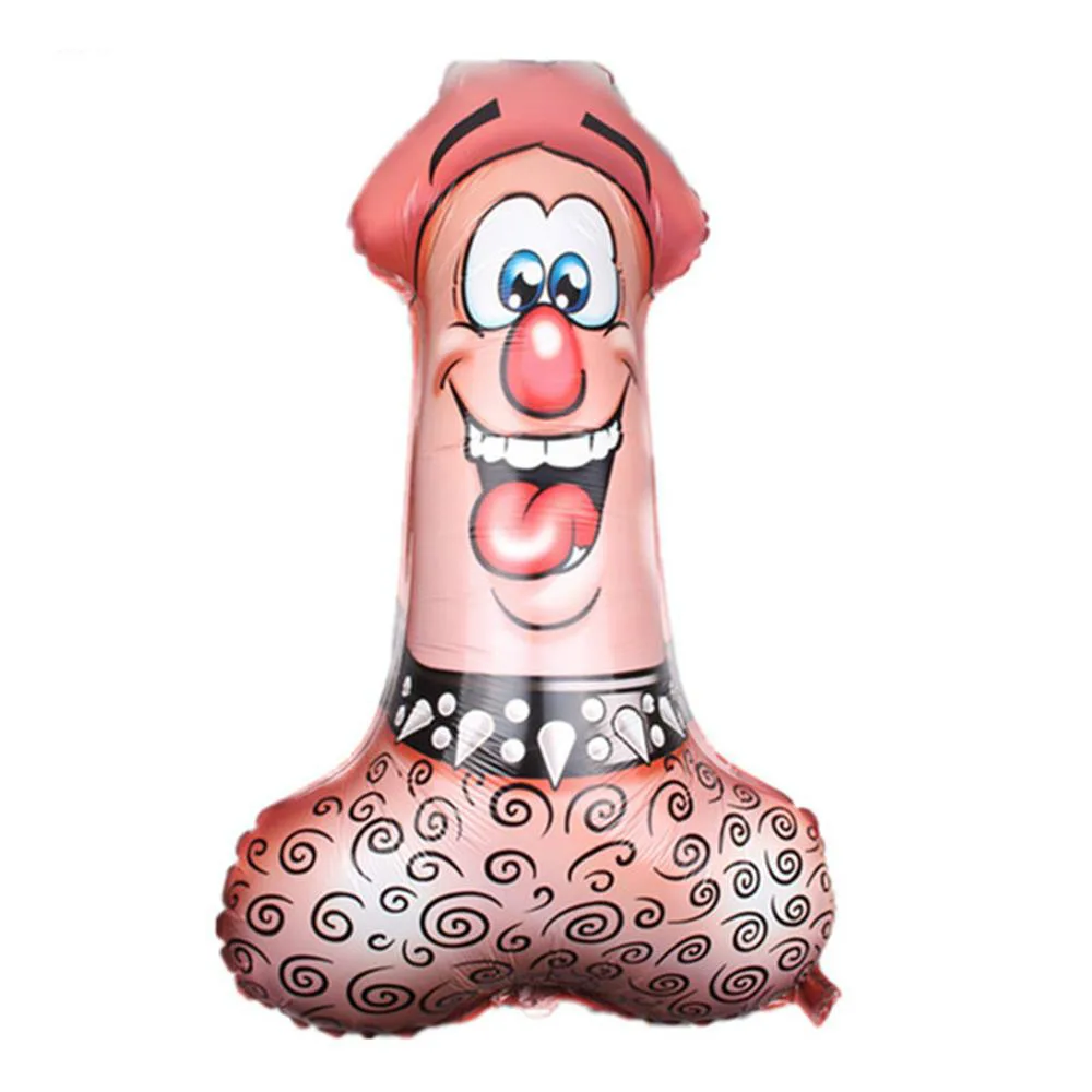 Air Inflatable  Bachelorette Hen Party bride shower Party game Decoration Big Penis Foil Balloon