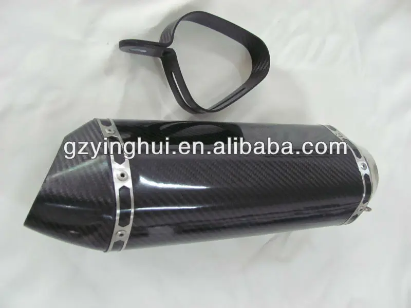 universal motorcyle carbon fibre muffler silencer