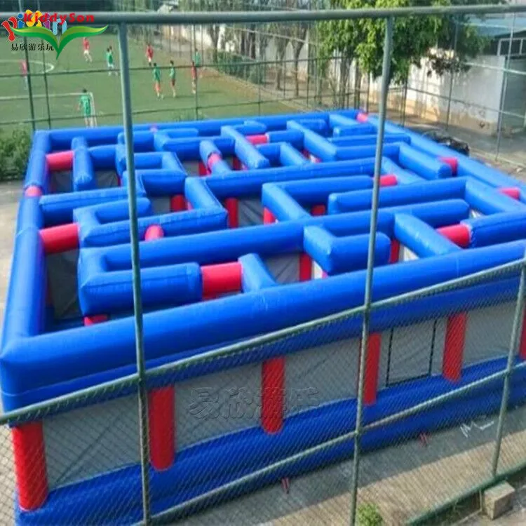  Забавный надувной лазерный Лабиринт для спорта на открытом воздухе мини-лабиринт