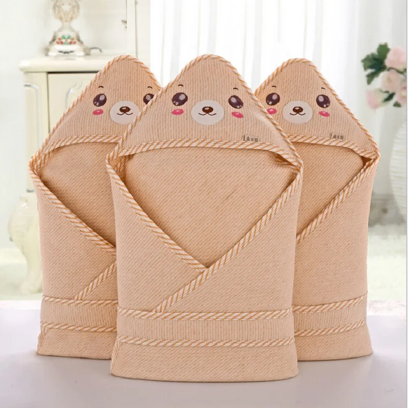 Super 2016 Baby Sleeping Bags Autumn Winter newborn infants thickening Natural colored cotton holds blankets baby