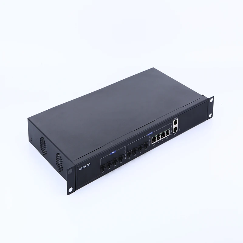 Newest optical line terminal web management  4 port 1.25G 1U gpon epon olt