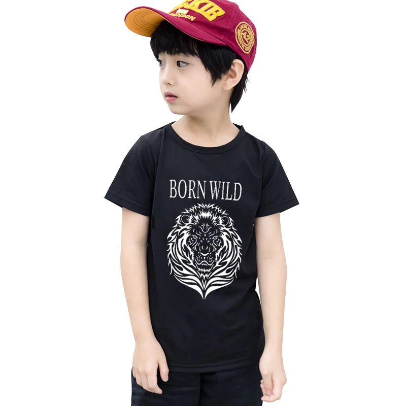 Футболки для мальчиков DR180106BG007S, оптовая продажа, низкая цена, Детская футболка, летние детские футболки с коротким рукавом, одежда для детей