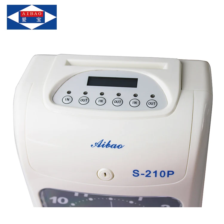 analogue card punch date time stamp attendance machine/date time stamp time attendance