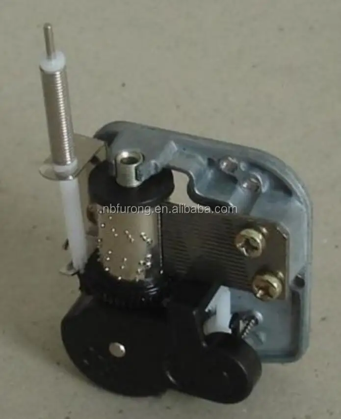 Rotate ballerina music box mechanism