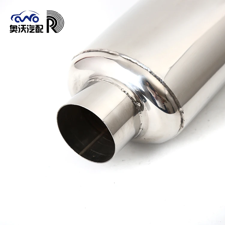 
Wholesale custom high performance 201/304 stainless steel 63mm auto car exhaust muffler 