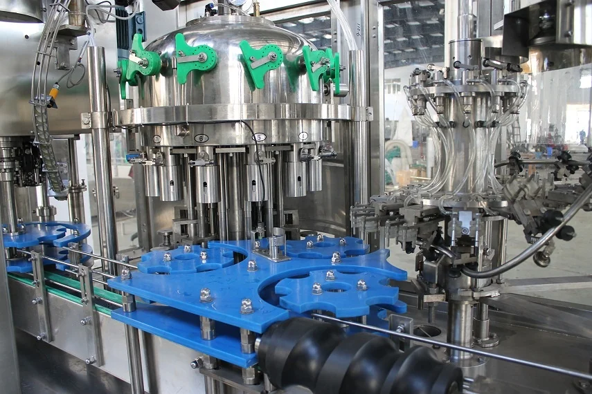 
Small speed 3 in 1 monoblock crown Cap automatic glass bottle draft beer filling and sealing machine 