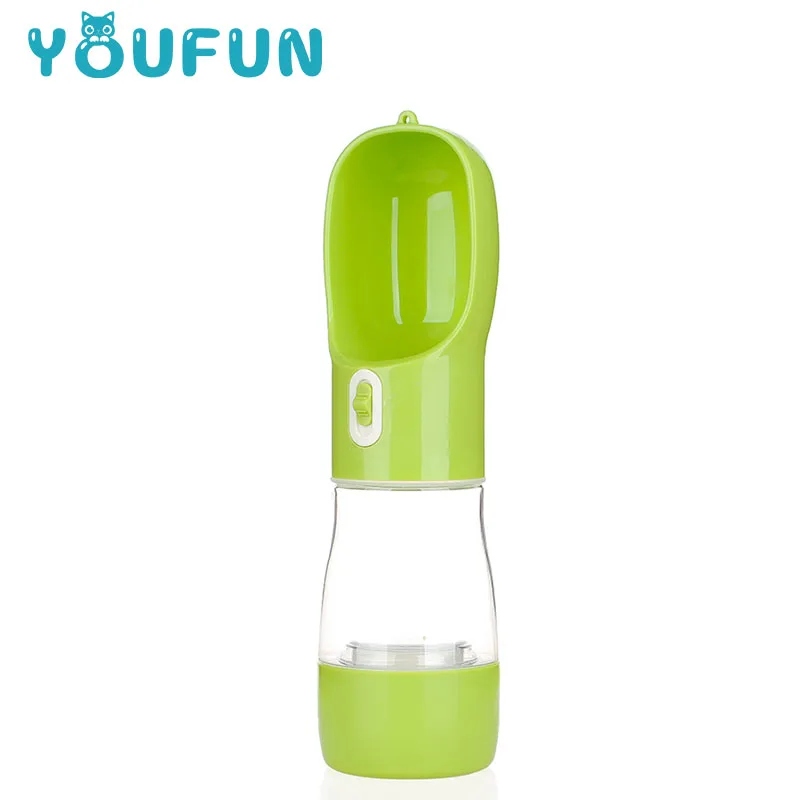 
Automatic Multi Function Dog Food And Water Pet Bottle Feeder Outdoor Easy Take Portable 2 in 1 Smart Adjust Feeder For Pets 