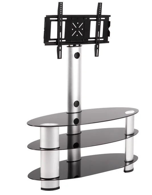 Wall mounted tv stand tempered glass lcd corner tv stand designs RA041