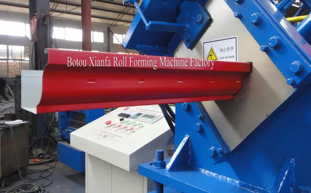 
USA hot used metal roof 6 inch gutter roll forming machine for sale 