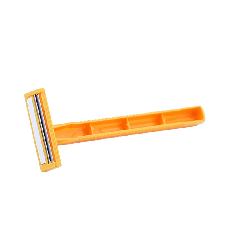 Face Shaving Disposable Shaving Straight Barber Plastic Razor Scrapers Double Edge Razor Head