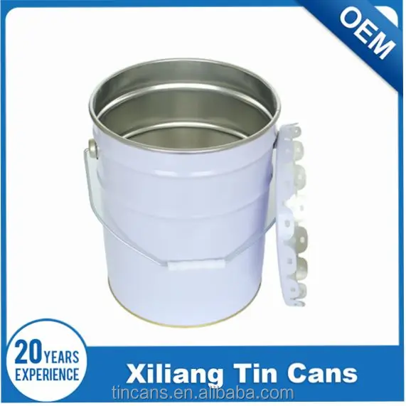 10 liter steel tin paint bucket drum