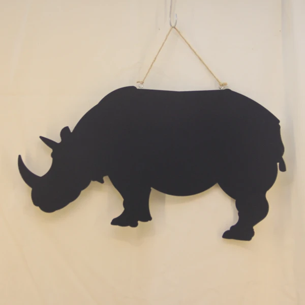 Barn Yard Pig Shaped Chalkboard Decorative Chalk Board Wood Sign