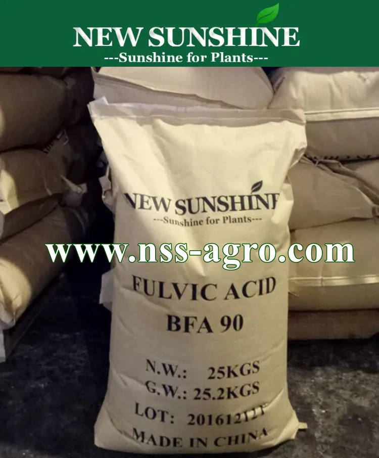 Low Price Fulvic Acid 95% Organic Fertilizer