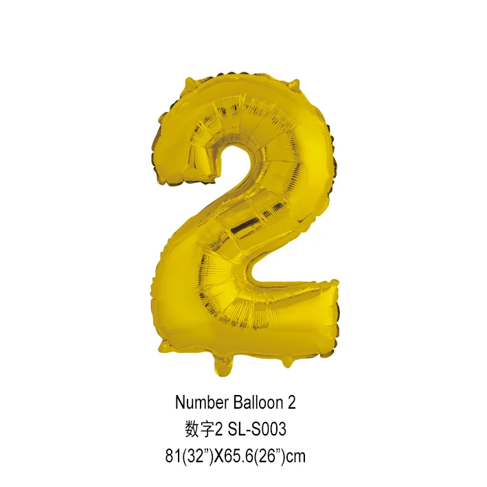 New products 2019 innovative product number foil balloon birthday party supplies