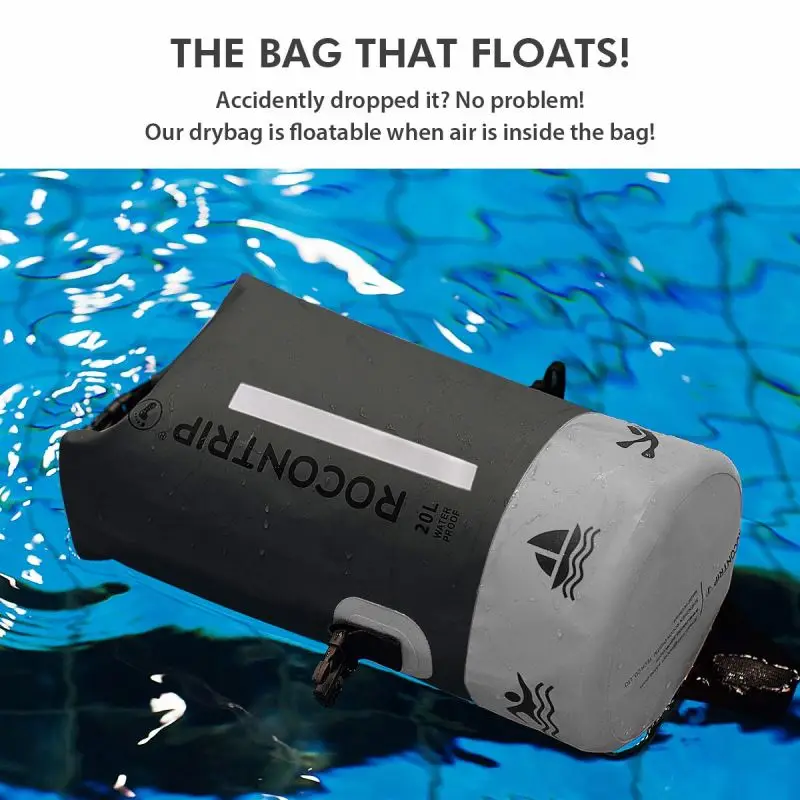 Dongguan hot sale new style outdoor camping accessories hiking swimming boating 500D PVC tarpaulin waterproof dry bag