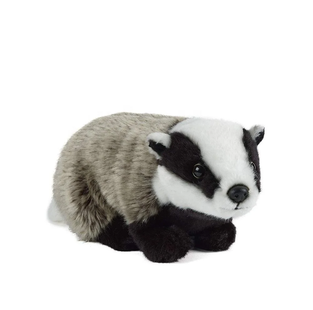 wholesale OEM soft custom plush toy badger stuffed badger
