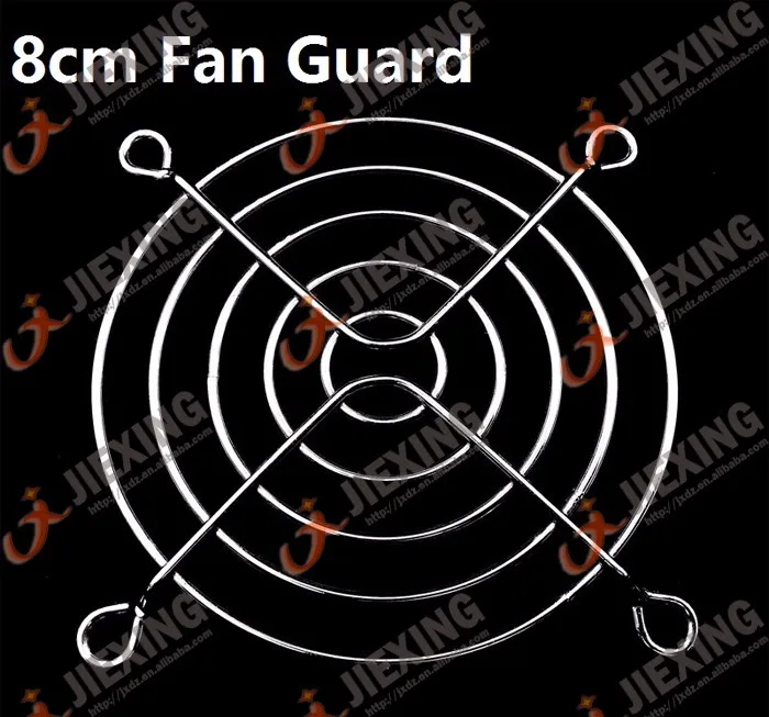 Осевой вентилятор охлаждения процессора 80 мм решетка с металлической проволокой