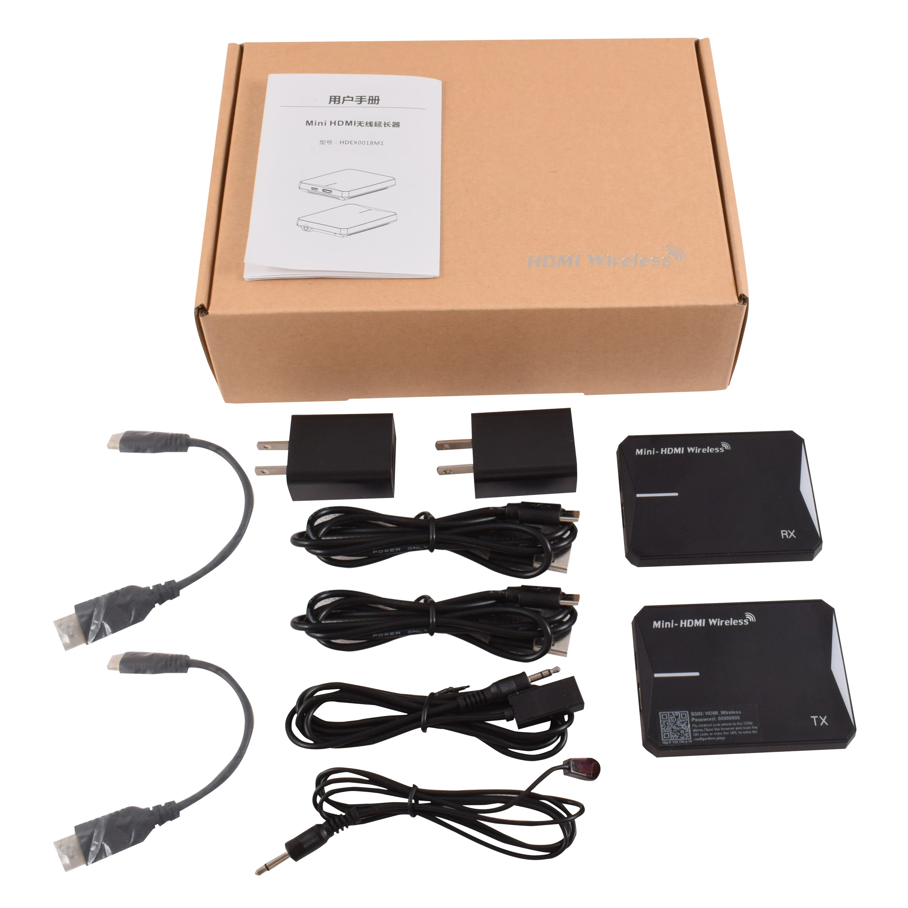 60m Wireless HDMI extender 5G wireless HD Transmitter  and Receiver support high resolution 1080P