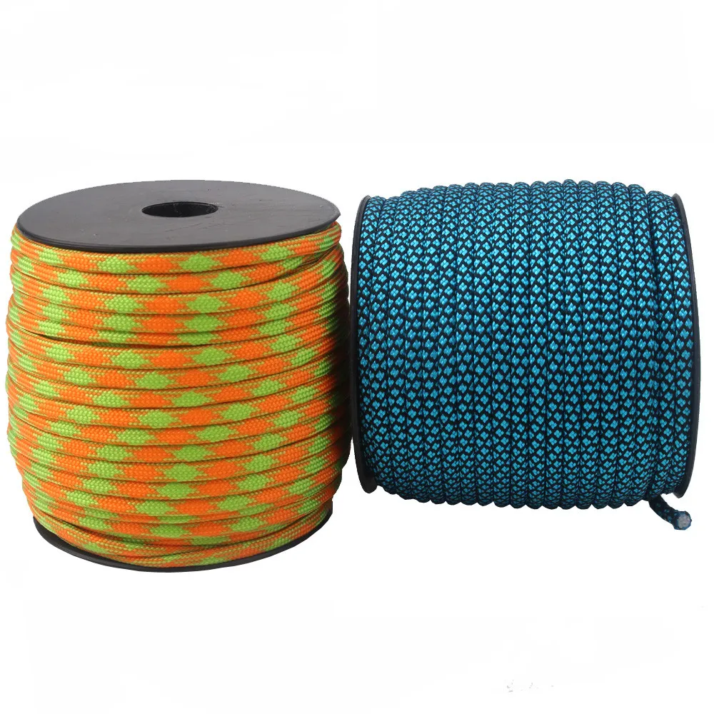 Perennial Functional Survival 260 Colors 4mm 550lb Paracord Cord 1000FT Bundles Lanyard Parachute For Fabric Tent Hammock
