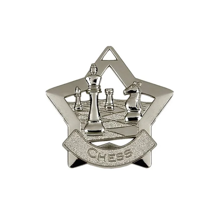 High quality custom metal award chess medal