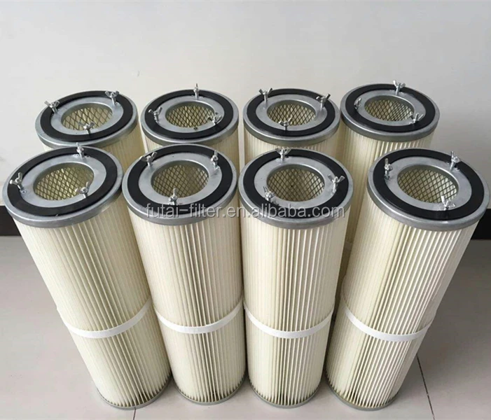 Industrial Air Filter Polyester Round Hepa Filter Paper Cartridge
