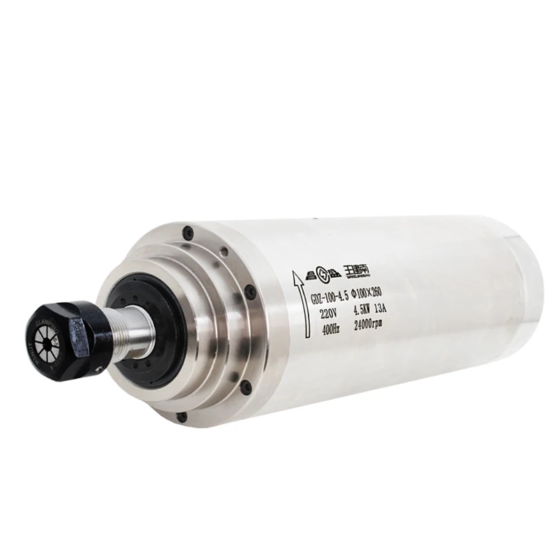 gdz100-4.5 4.5kw water cooled spindle motor for wood engraving