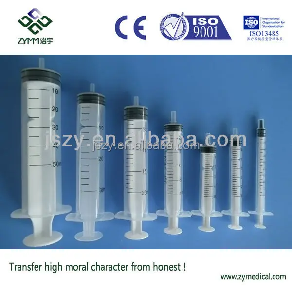 Одноразовые шприц с иглы разного размера 1 мл 2 мл 3 мл 5 мл 10 мл