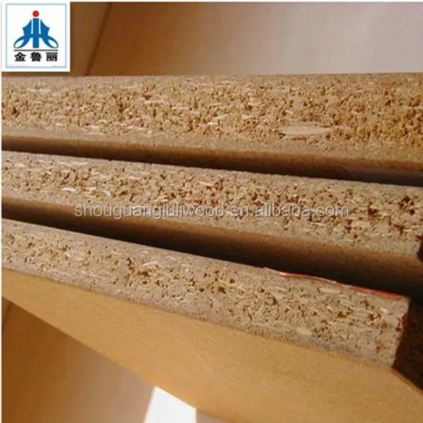 High quality E0 grade Melamine faced chipboard/partical board for furniture from luli