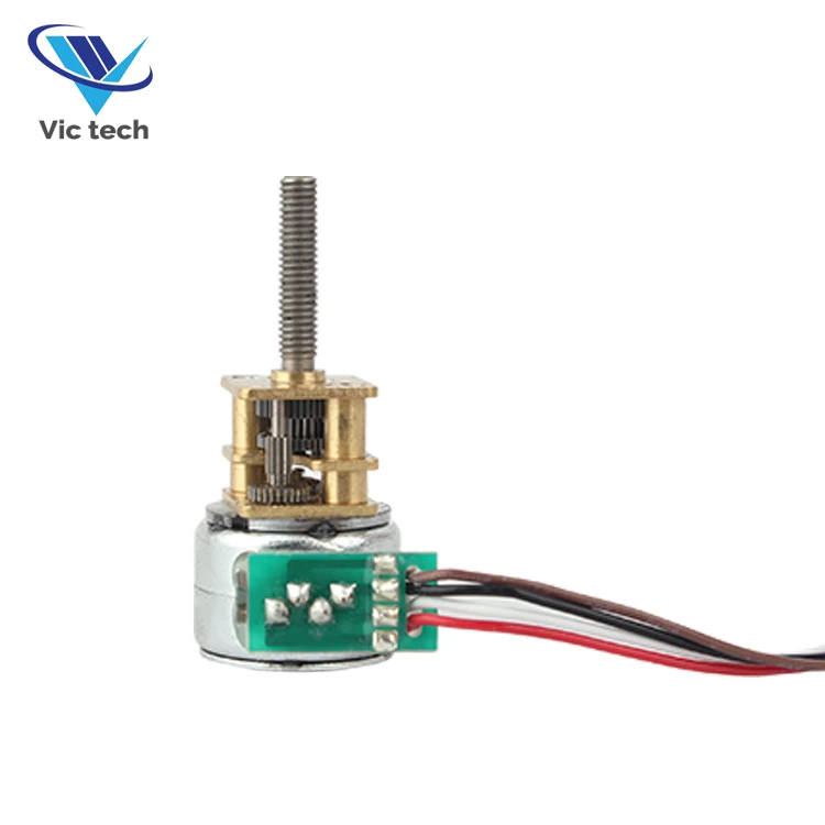 VSM15-816G 5V two phase mini stepper motor high torque gearbox stepper motor