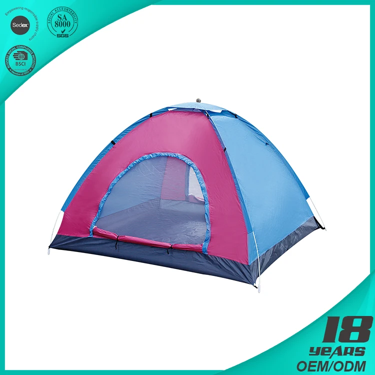 
OEM Modern Water-proof Wear-resistant Foldable Outdoor Tents Four-season Tent Quick Automatic Opening Fiberglass 200*200*135 