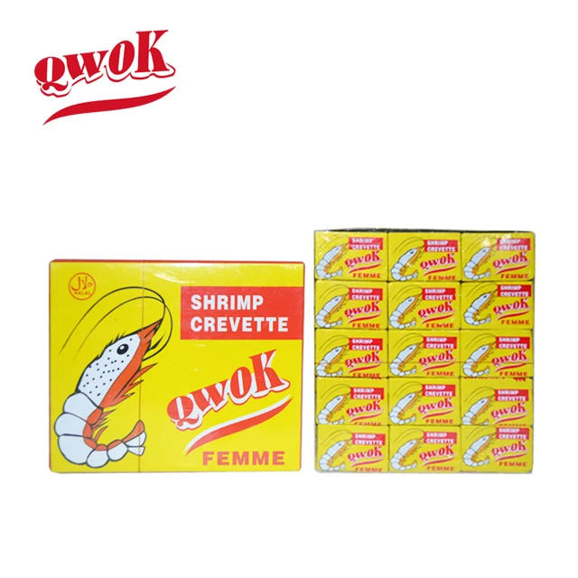 
QWOK HALAL BOUILLON CUBE BRANDS SEASONING CUBE WORLDWIDE MARKET AFRICA SPICES 
