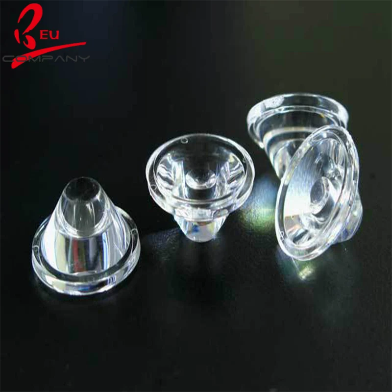 20mm Transparent LED Lens Reflector Collimator 8 Degree
