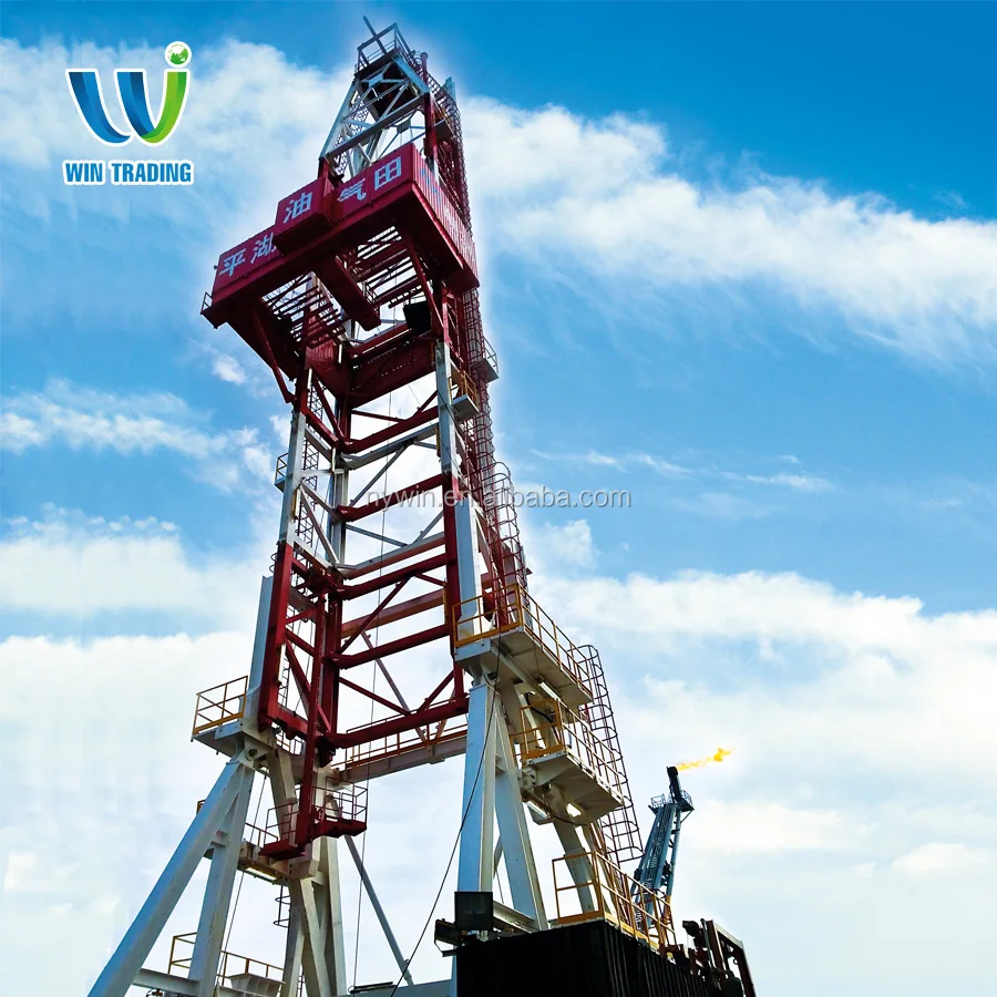 
RG API Standard Oil Field Oil and Gas Well Bore Hole Sea Offshore HXJ 135 Drilling and Workover Rig 