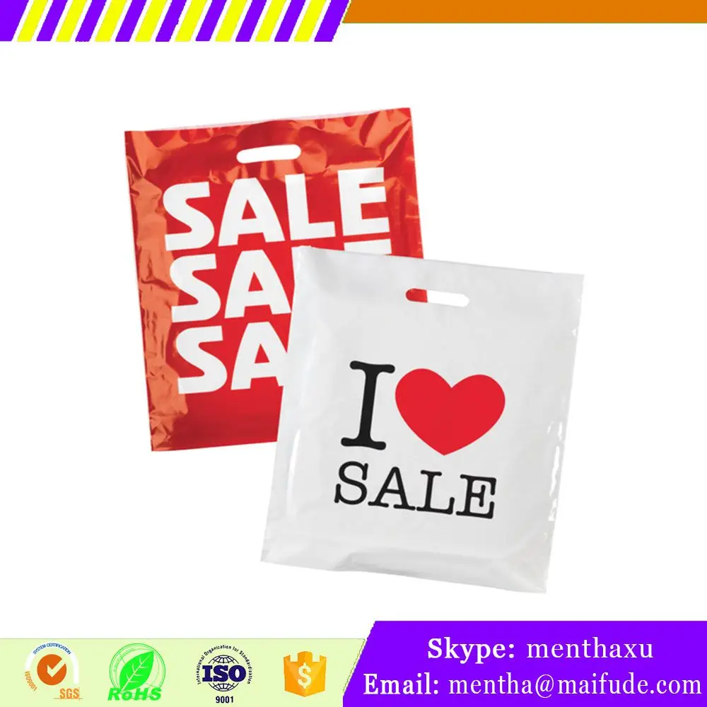 China Wholesale	plastic shopping bag shop