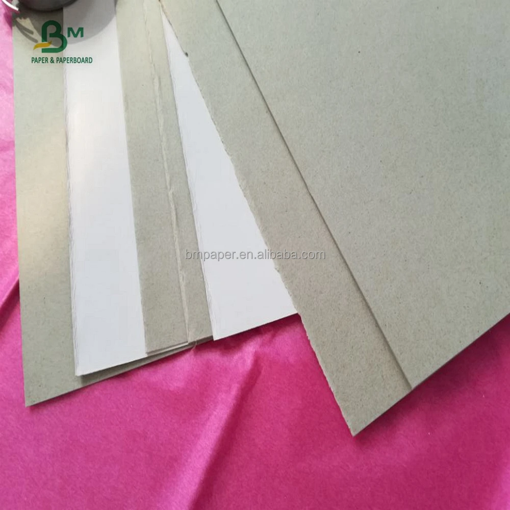 
Wasted material paper board grey 230g duplex board for gift packaging <span style=