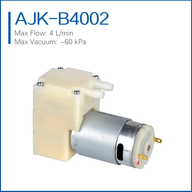 4.0 LPM Flow Rate Oil Free Dc 6V 12V 24V Medical Mini Air Vacuum Pump
