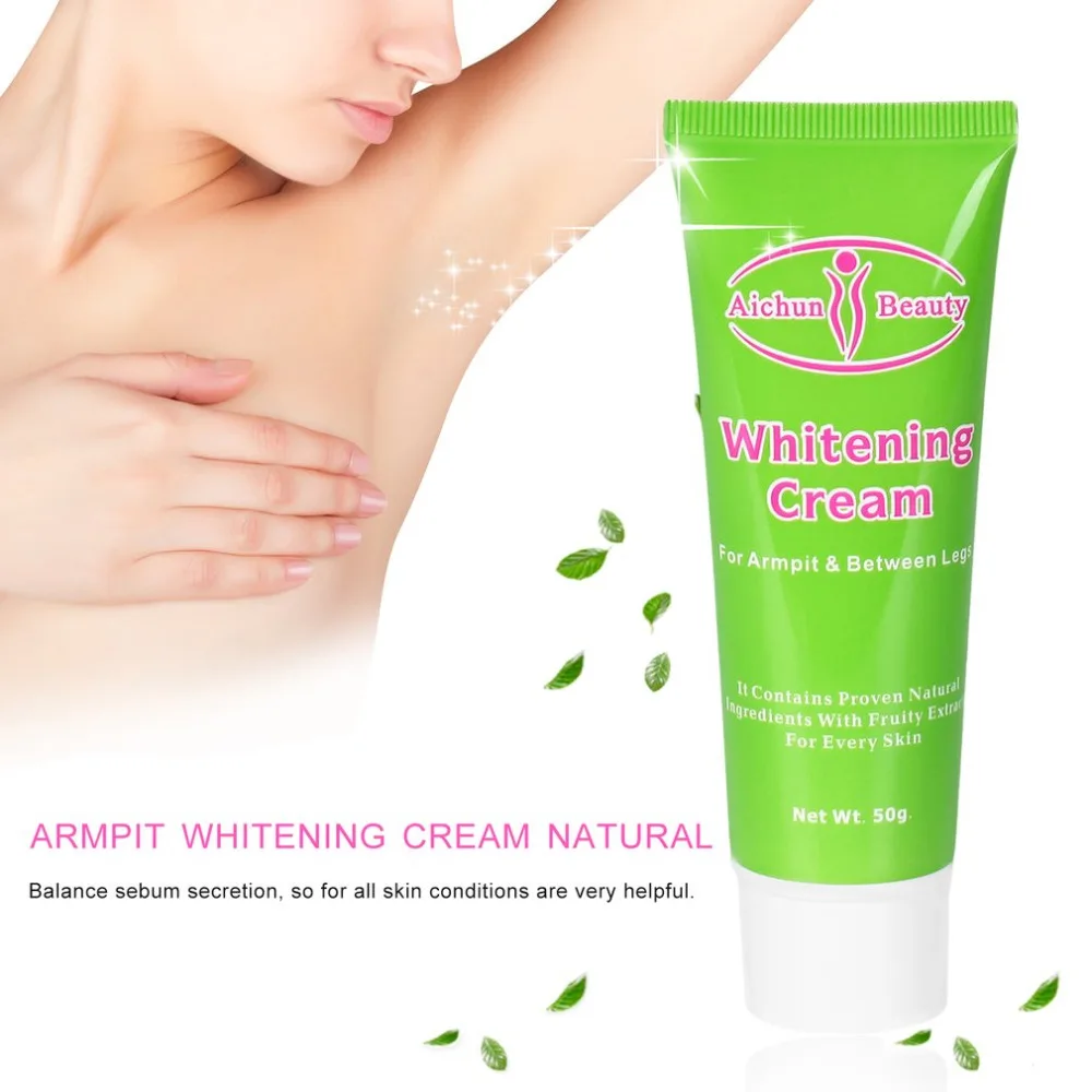 
Aichun Armpit Whitening Cream Natural Formula Underarm Privite Parts Skin Whitening Massage Cream Legs Knee Whitening 