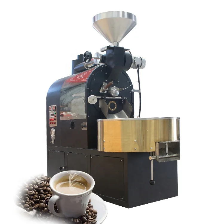 
coffee beans roaster equipment gas and electric heating coffee roaster 