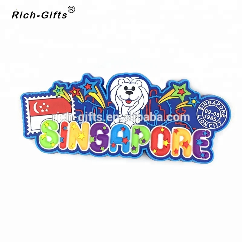 
Wholesale Custom Soft Rubber Fridge Magnet For Singapore 